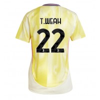 Dres Juventus Timothy Weah #22 Preč pre Ženy 2024-25 Krátky Rukáv